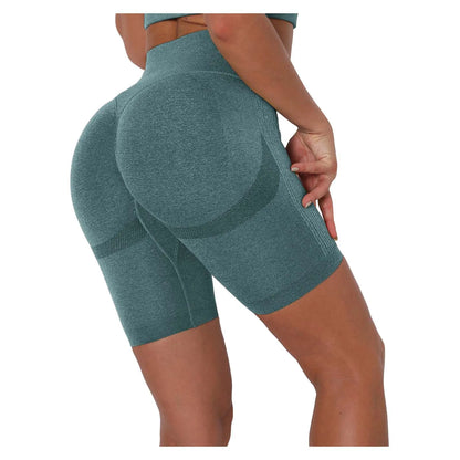 Seamless Sports Shorts for Women Hip Push up Short Leggings High Waist Gym Yoga Shorts Tummy Control Workout Fitness Shorts