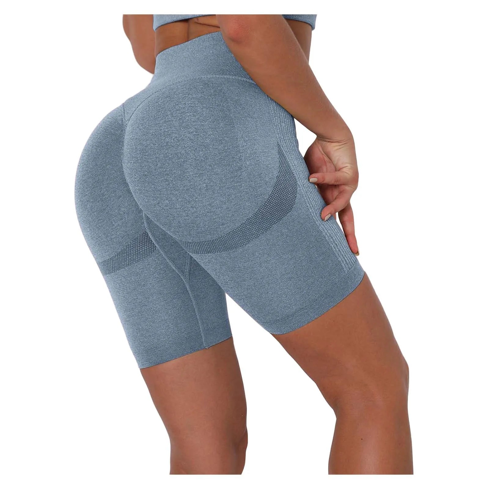 Seamless Sports Shorts for Women Hip Push up Short Leggings High Waist Gym Yoga Shorts Tummy Control Workout Fitness Shorts